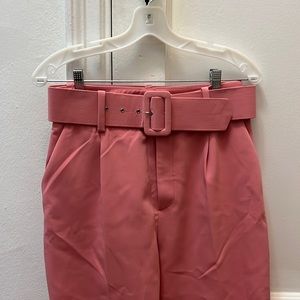 Size Med high waisted pink pants- matching jacket available in my closet!
